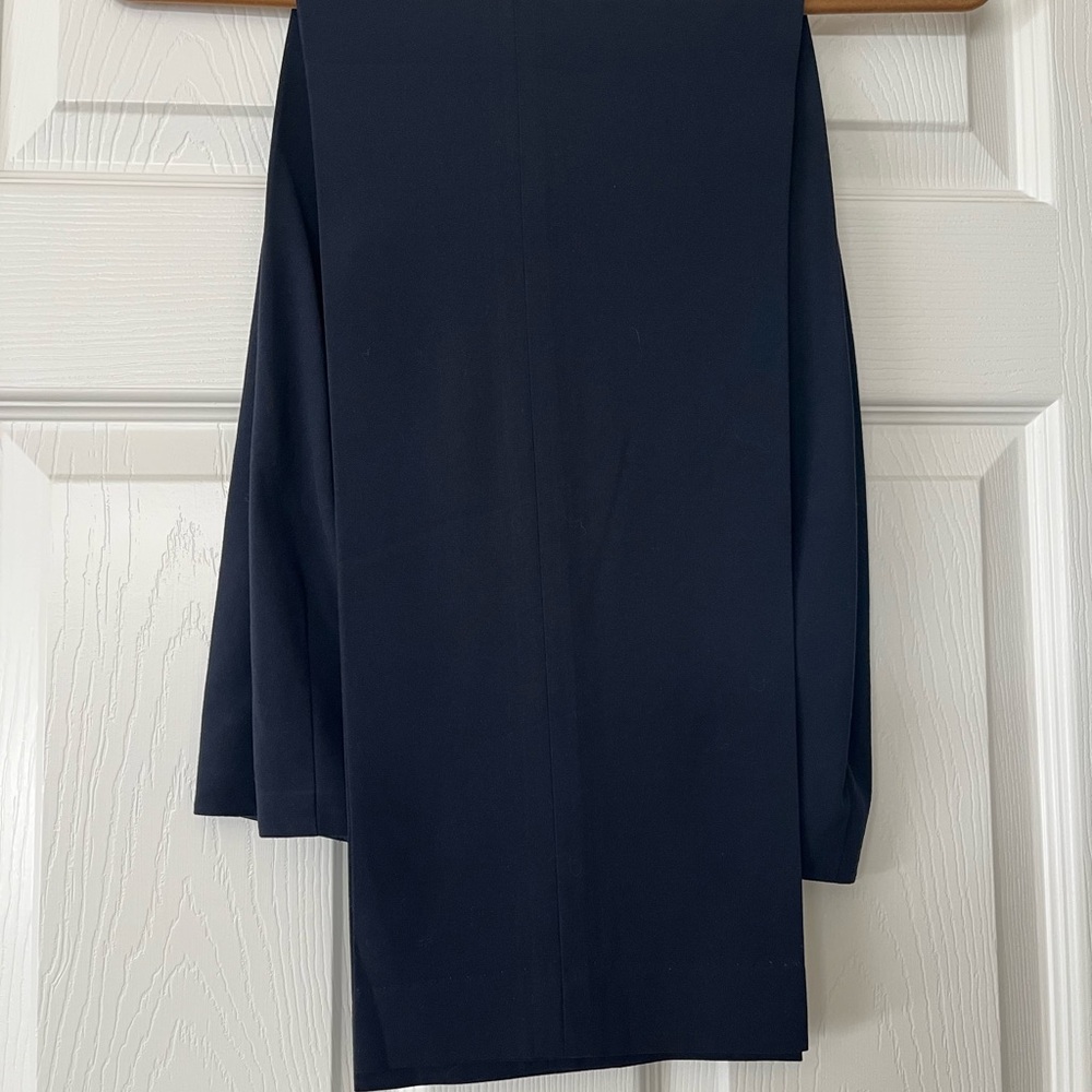 Elegant Petite Navy Blue Trousers By Talbots